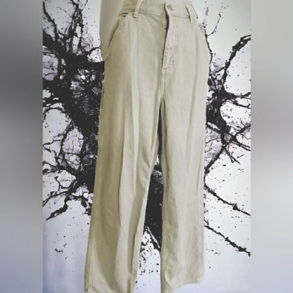 GARAGE CARGO Pants WOMEN'S Tan/Khaki Pockets Baggy Grunge Hip Hop SIZE JR 3 - Picture 13 of 14